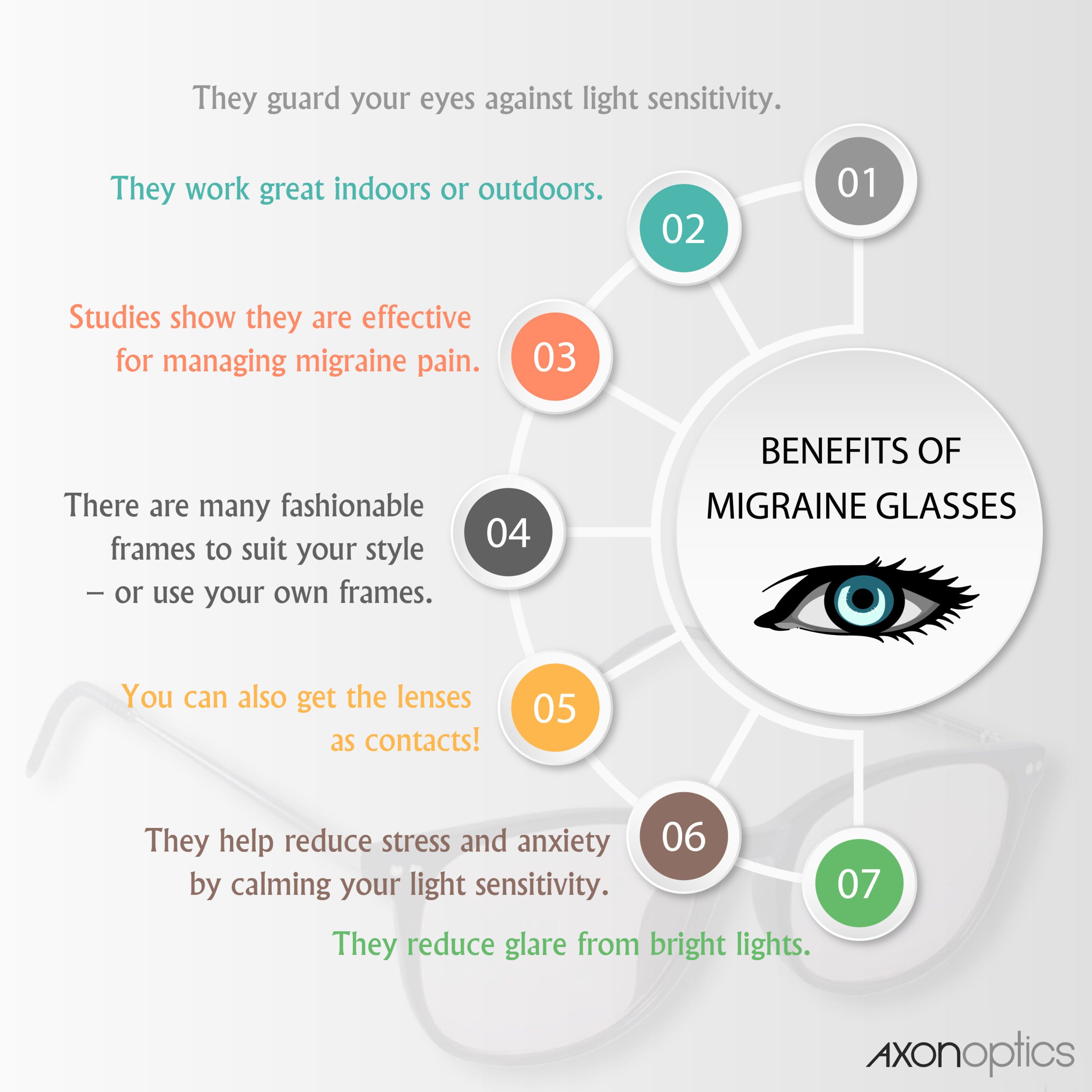 7 Benefits of Migraine Glasses