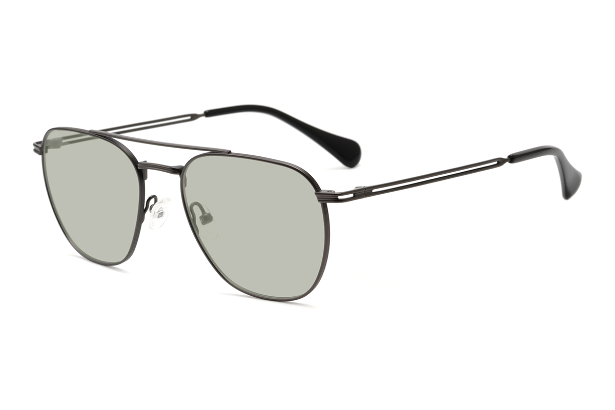 Aviator migraine glasses side #color_gunmetal