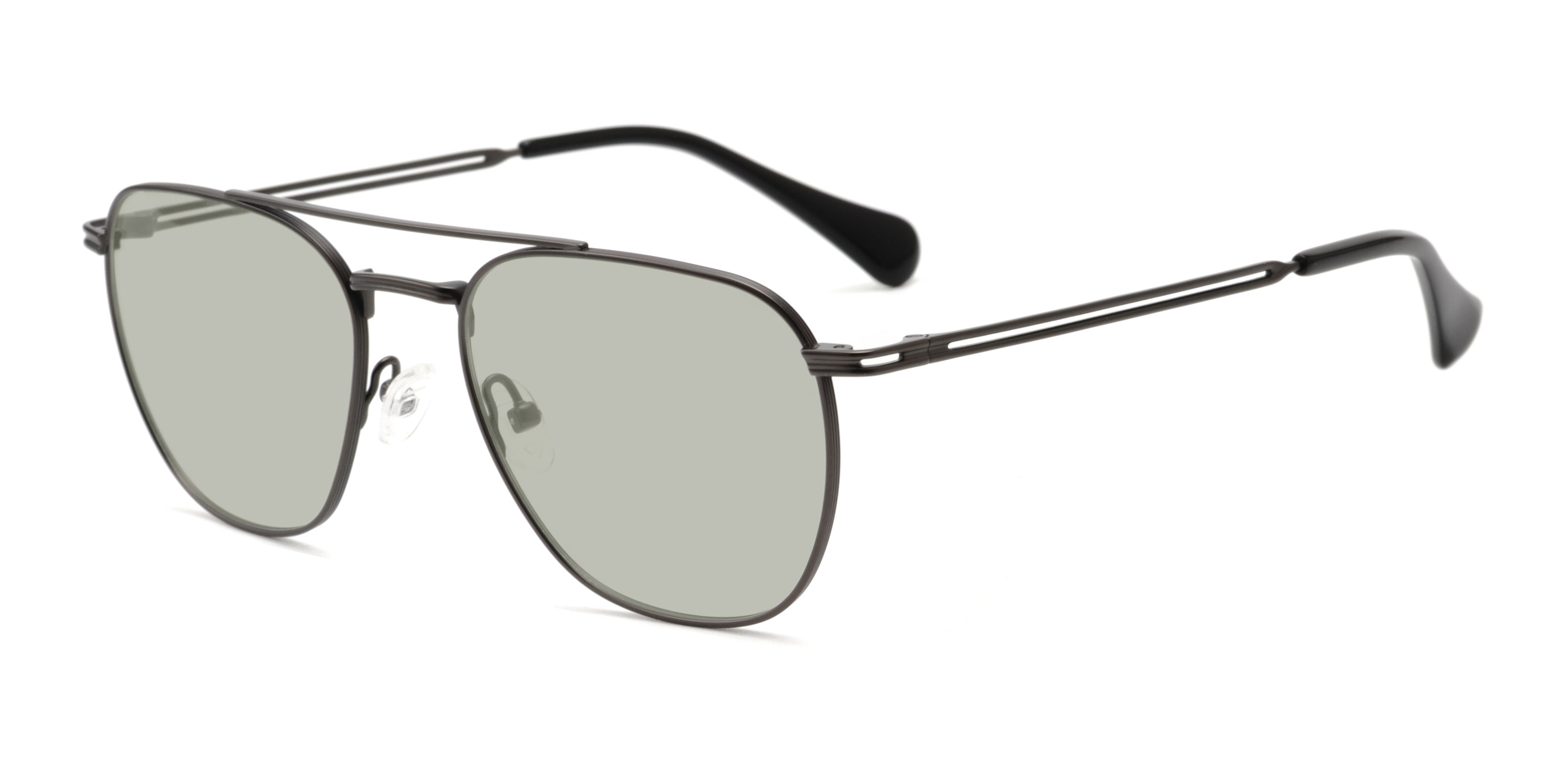 #color_gunmetal Aviator Migraine Glasses