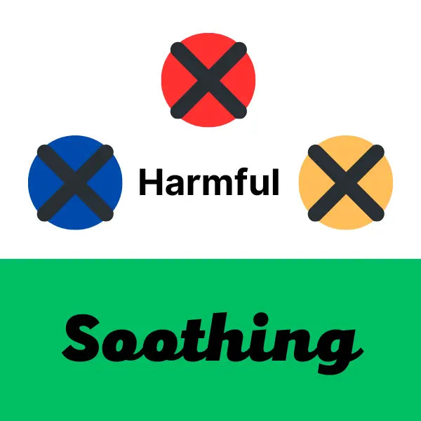 harmful light vs soothing green light