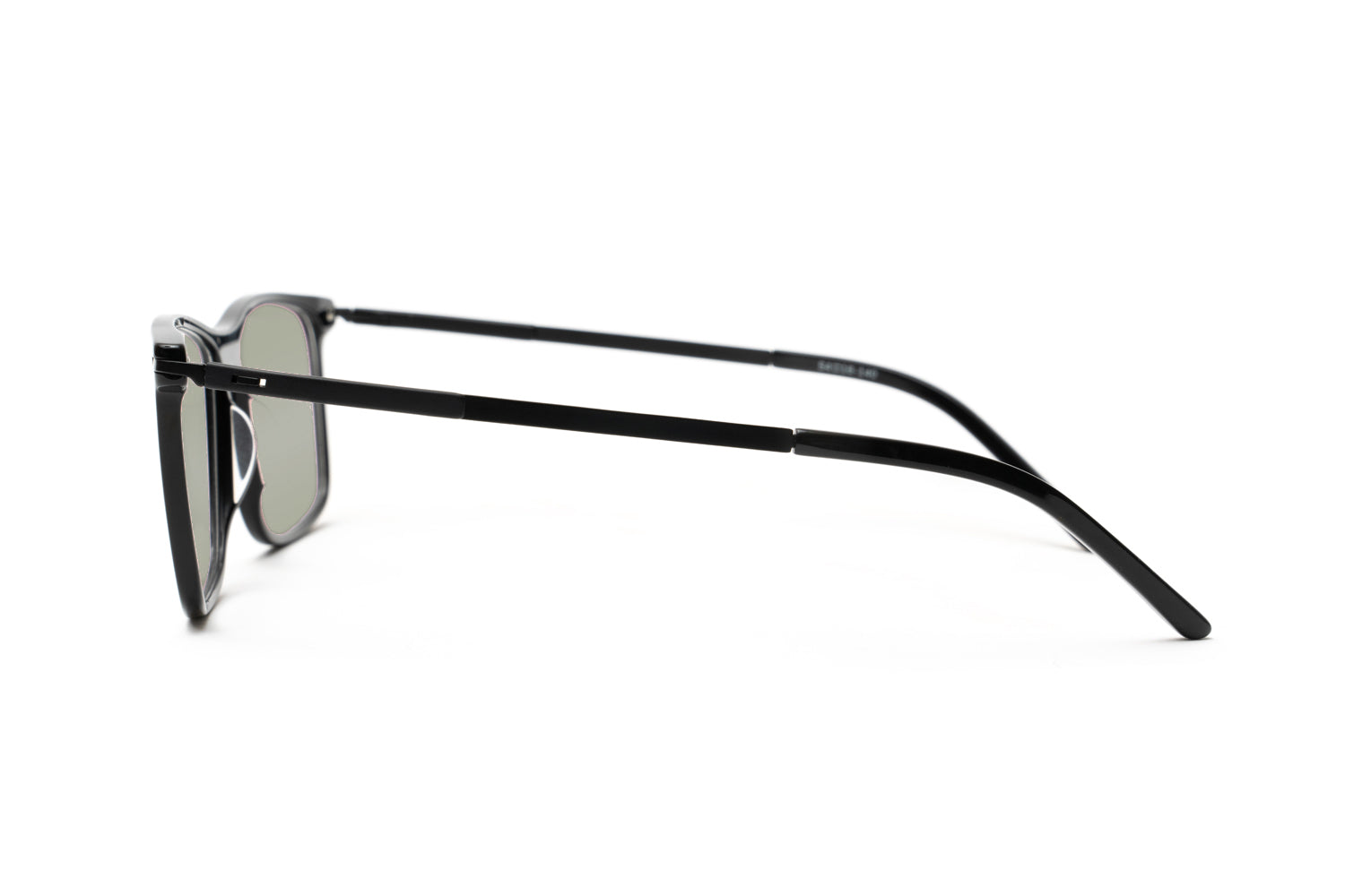 Rowan Migraine Glasses Square side #color_black